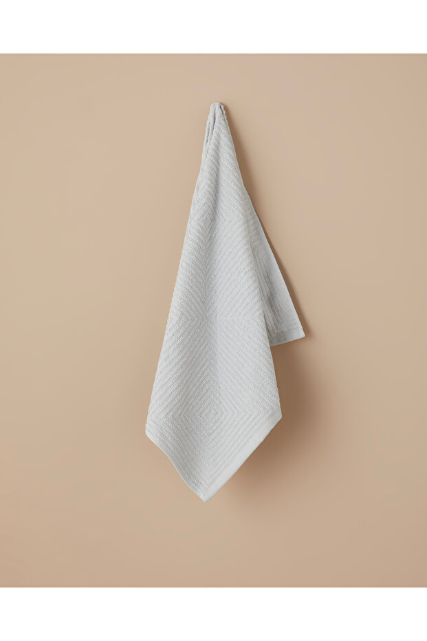 Frame Cotton Face Towel 50X70 cm Gray