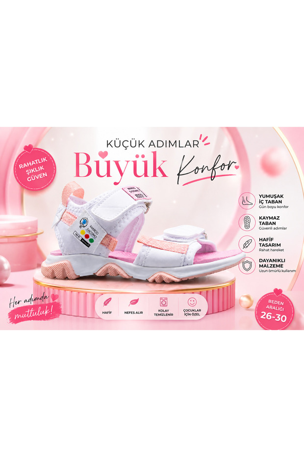 Girls' Sandals Size 26 - 30 Thermo Sole New Season