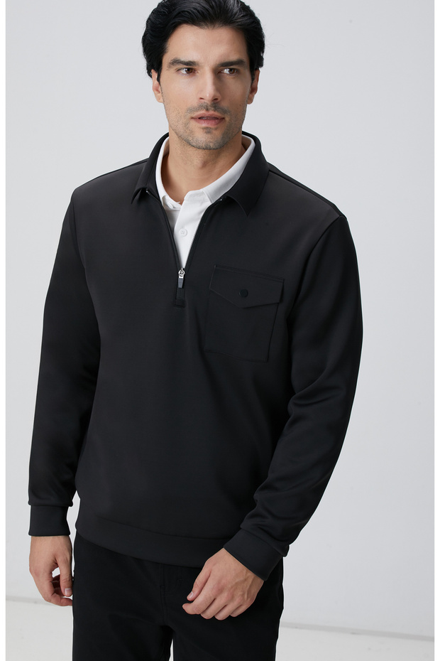 N-Tech Siyah Sweatshirt - 3