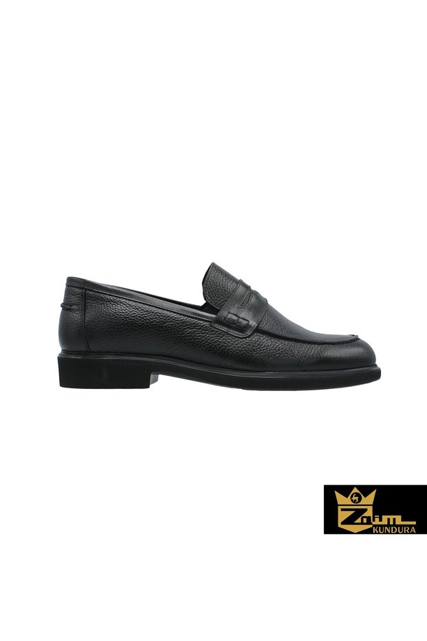 Men's Black Genuine Leather Shoes 342792121-1