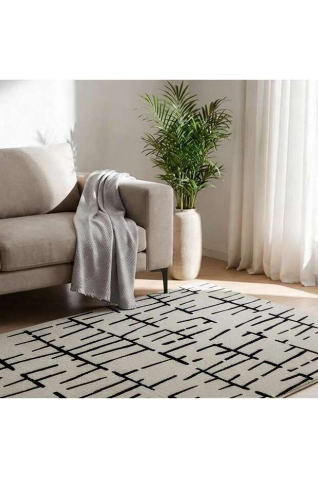 Lavine Jacquard Textured Rug 200x290cm - Blue