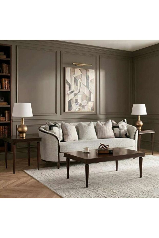 Shroud Coffee Table Set (1+2)- Brown