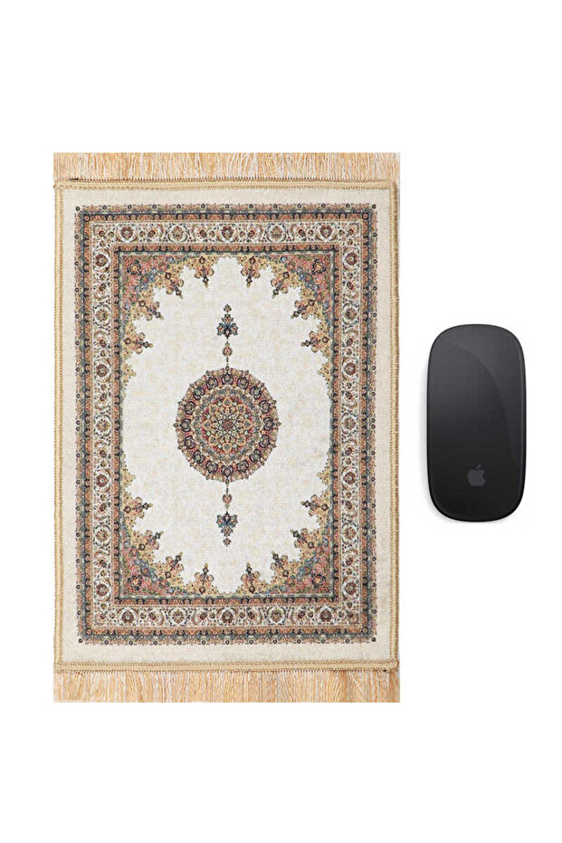 Small Carpet White Decorative Mousepad - 1