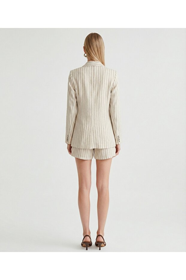Regular Jacket Collar Long Sleeve Jacket - 7