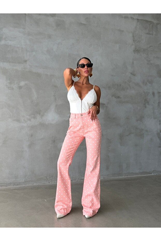 High Waist Flare Jean Spanish Flare Pants