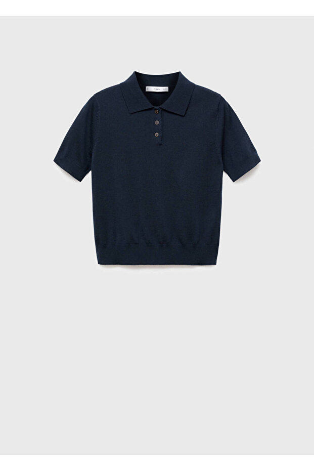 Pullover mit Polokragen aus 100 % Wolle - 3