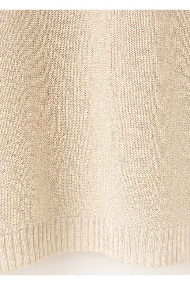 Dünner Lurex-Strickpullover - 5
