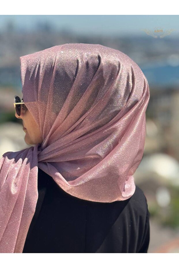 Silvery Chiffon Shawl