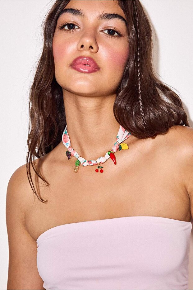 Women's Fruit Patterned Necklace G5805Axns