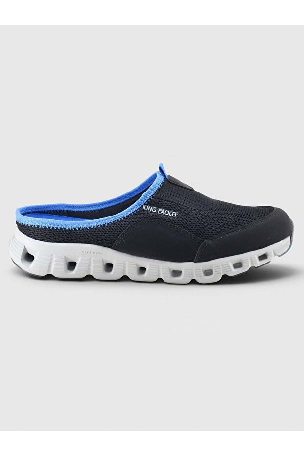 H1262 Sanderland - Black - Blue - Men's Sandals