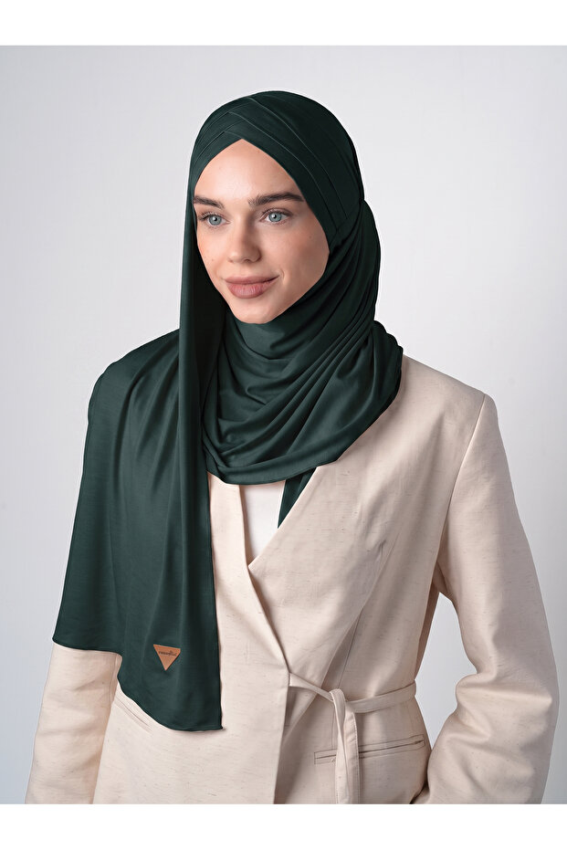 شال حجاب متقاطع من 3 طبقات - ST 059