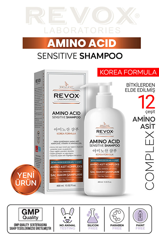 Amino Acid Sensitive Shampoo Anti-Hair Loss Fast Growth Effect Volumizing Moisturizing