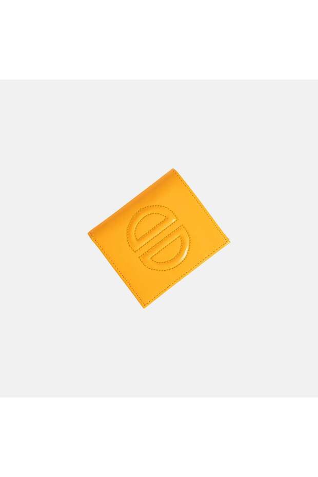 Women's Orange Leather Wallet