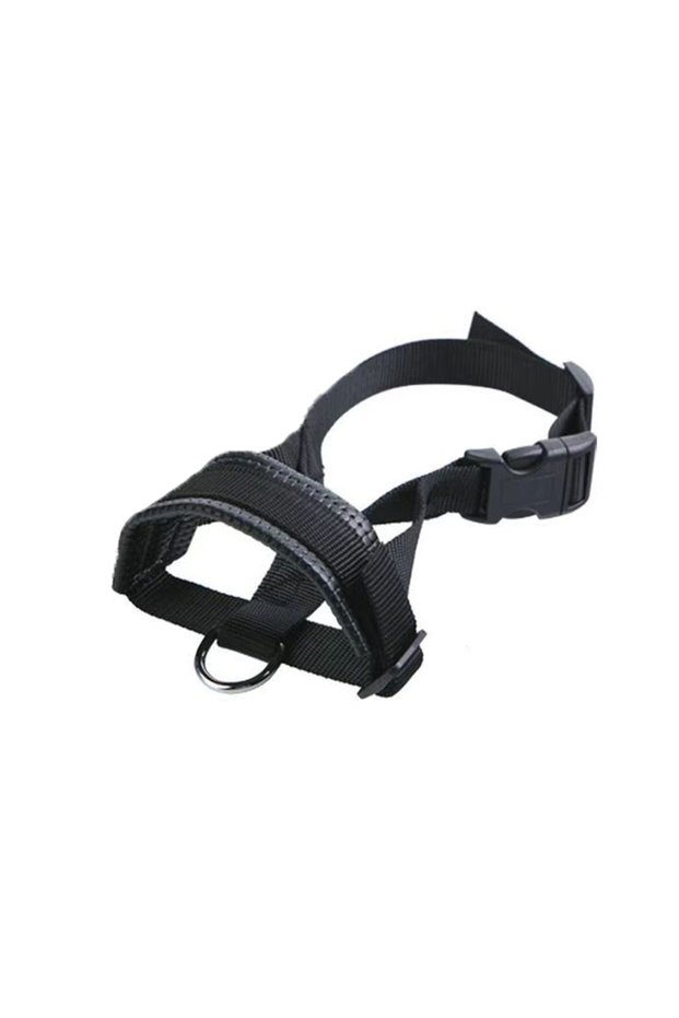 XL black Dog Muzzle Anti-Bite And Anti-barking Outdoor Dog Walking Anti-Licking And Eating Mouth Cov