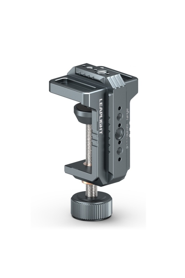 Super Clamp LEAPLIGHT Photography C Clamp Aluminum Table C-clamp with 1/4" NATO Desktop Camera Mount