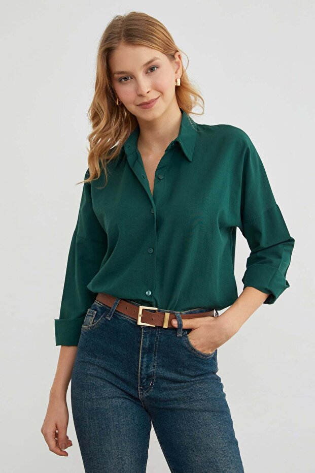 Basic Buttoned Shirt - 2