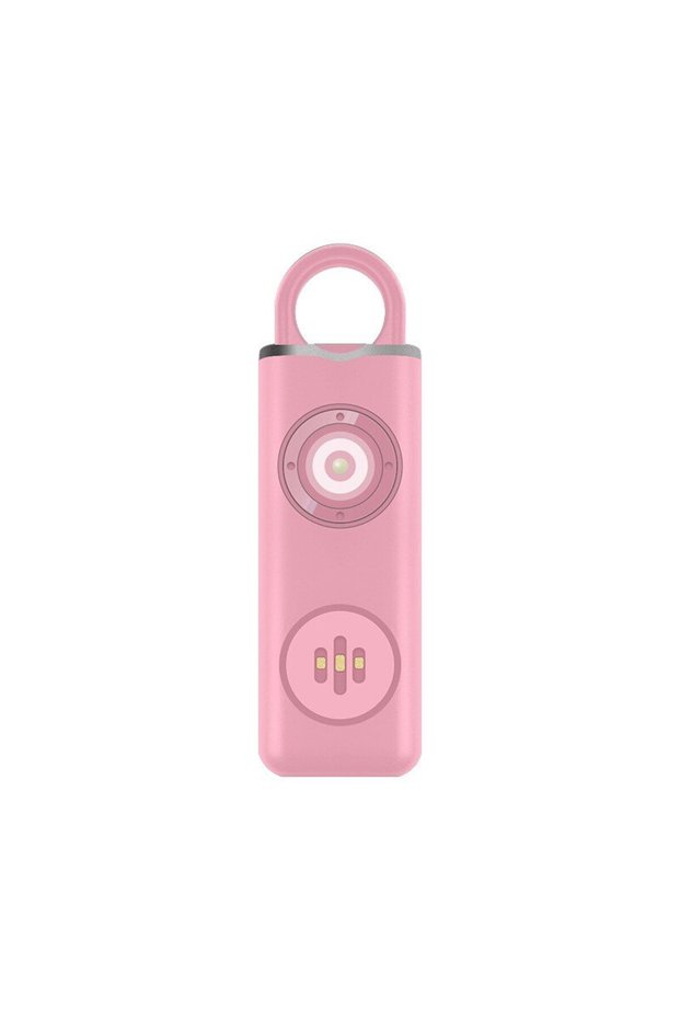 Pink He Original Personal Safety Siren for Women - 130dB Siren, Strobe & Key Chain 3 Pop Colors AF20