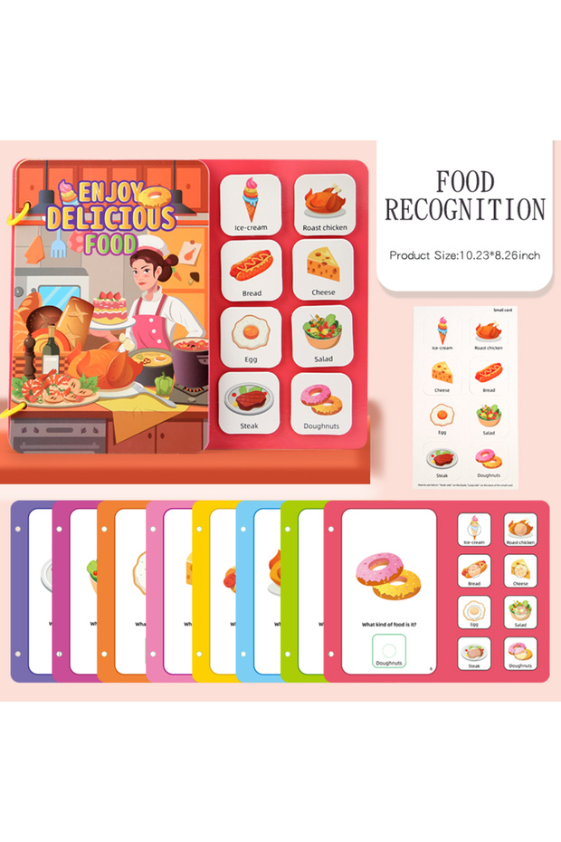 Datgo Montessori Baby Busy book My First Quiet Book Paste Early Learning Education Toy Children Toy