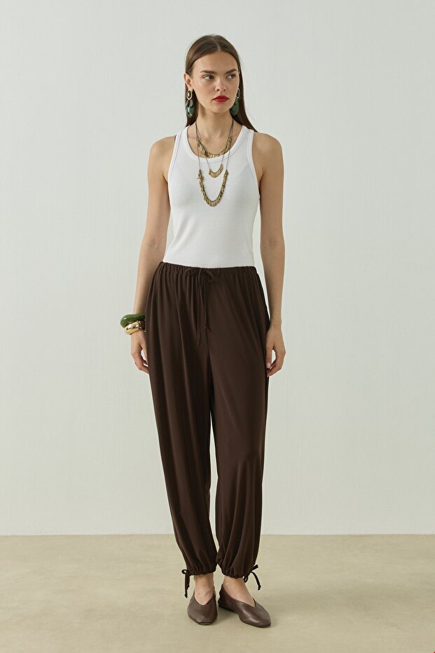 Alya Shalwar Trousers Brown