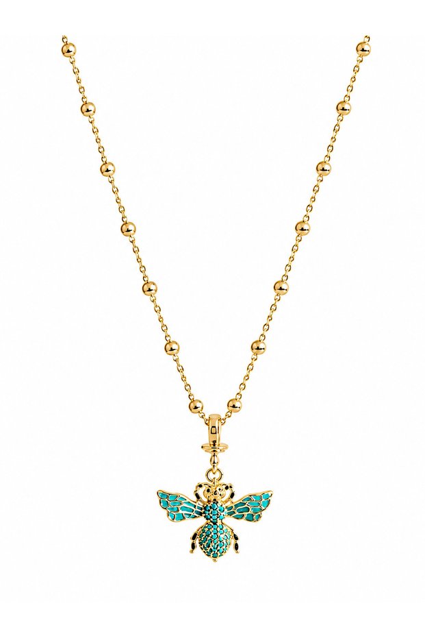 Alizée Turquoise Bee Necklace