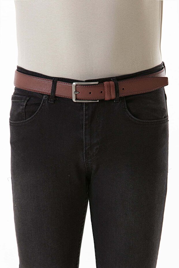 Classic Faux Leather Belt