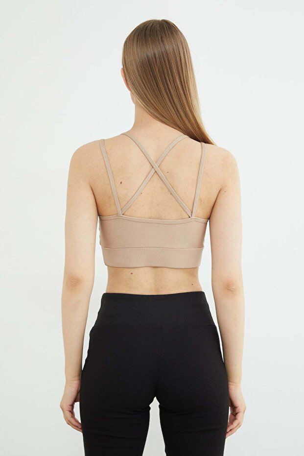Basic Thin Strap Covered Bustier - 8