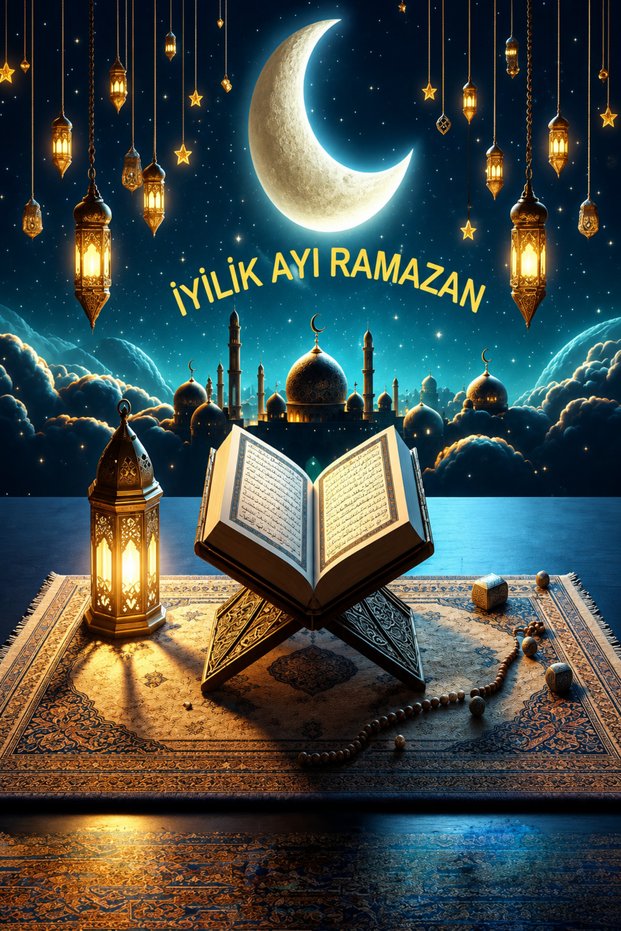 200X200 Additional Stitched School Event Fabric Board, Ramadan Board, Ramadan Souvenir, Religious Board, Quran Course