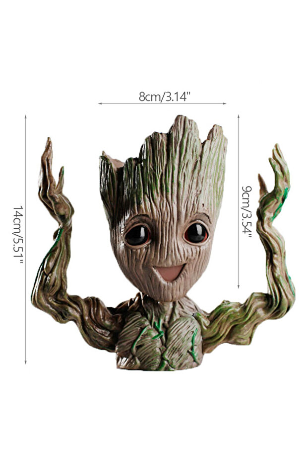 04 Modern Vases For Flowers Pot Groot Garden Pots Planters Anime Figurines Home Decoration Ac