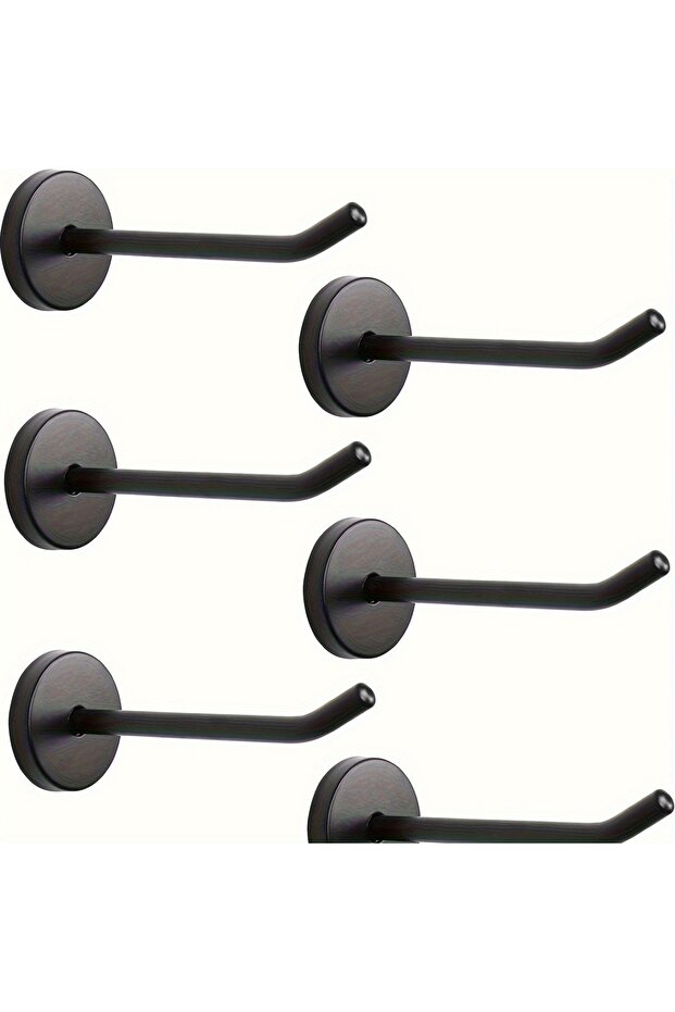 Black 5pcs Magnetic Hook, Heavy Duty Magnet Hook, Magnetic Cruise Hook Hanging, Large Metal Magnetic