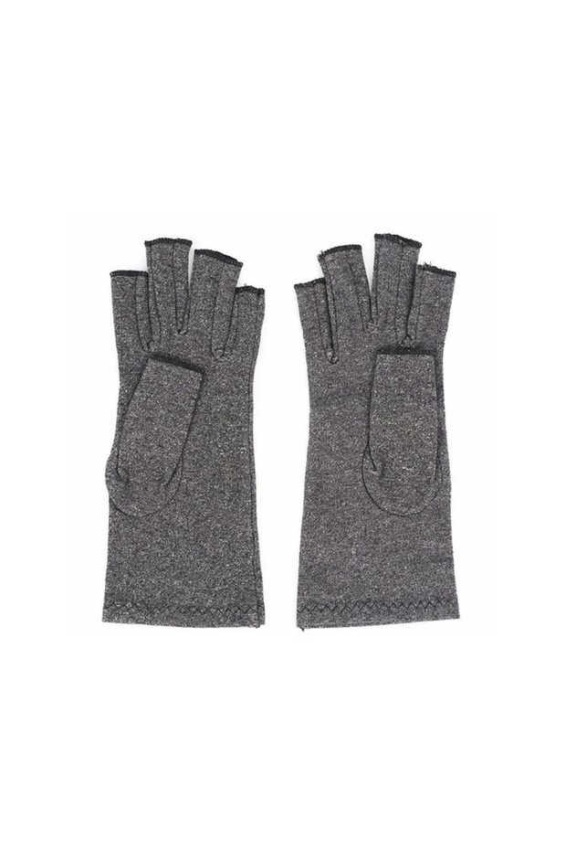 Gray Off-the-shelf Cross Border Fitness Sports Hemp Grey Half Knuckle Gloves Sports Rehabilitation G