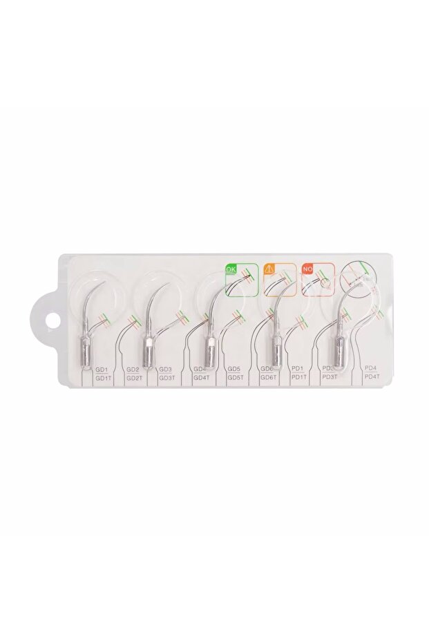 5pcs P1 Dental Ultrasonic Scaling Tips - Full Compatibility with EMS, WOODPECKER, SATELEC and DTE Ul