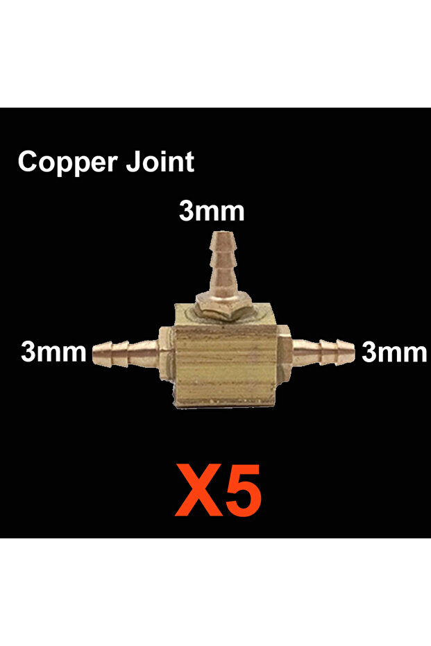 333C 5 JNSUR Dental Unit Plastic Straight Copper Triple Joints Quaduple Joints Dental Chair Repla