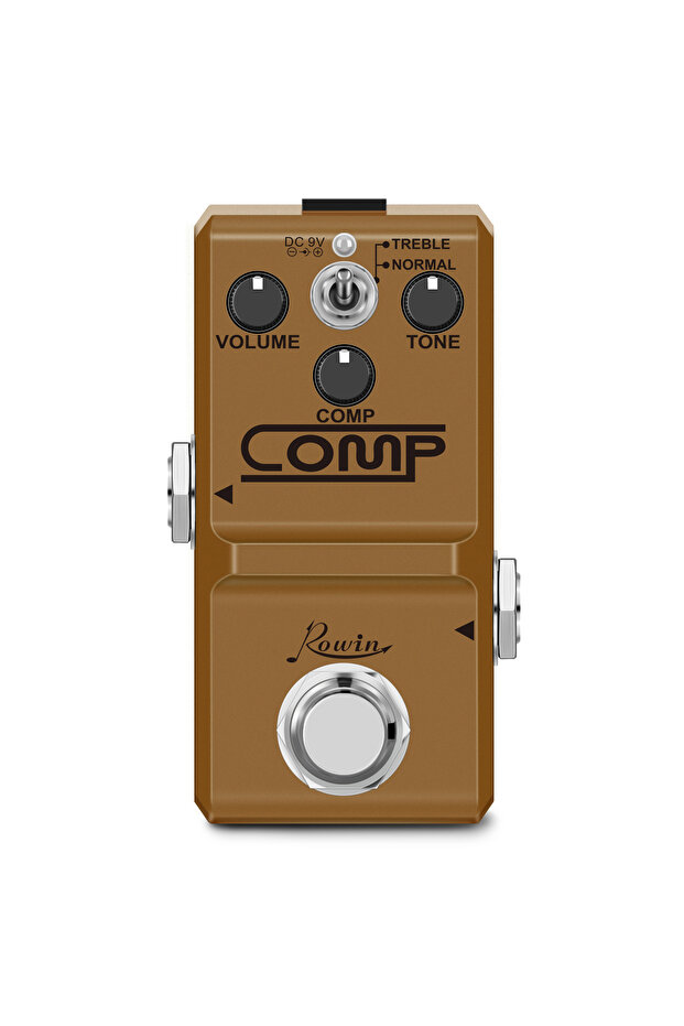 Compressor Rowin Pedal Para Guitarra Super Tiny Effects NANO Looper Flanger Booster Frenzy Compresso