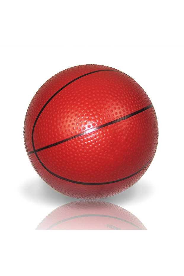 color as show Lightweight Elastic Soft Mini Basketball - 16cm Diameter Iron Material Quiet Indoor O