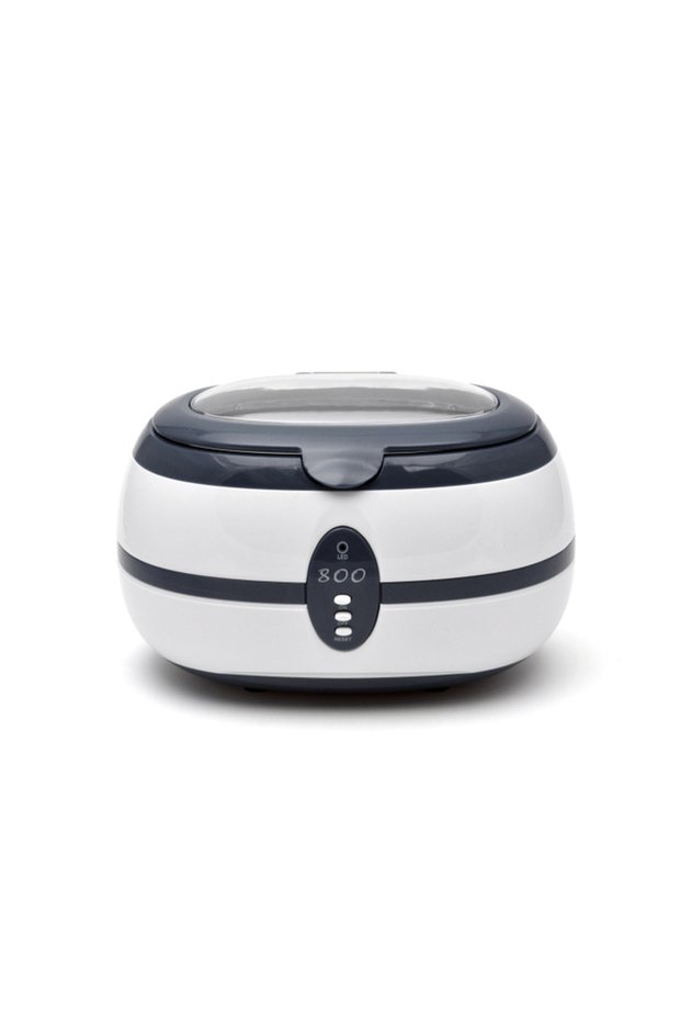 EU WHITE Ultrasonic Cleaner Ultra Sonic Bath Cleaner Mouth Guards Jewelry Watch Glasses Razor Dental