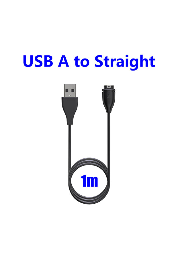 USB A to Straight For Fenix 7 7S 7X 6 6S 6X 5 5X 5S Vivoactive 3 Forerunner 945 935 Instinct 2 USB