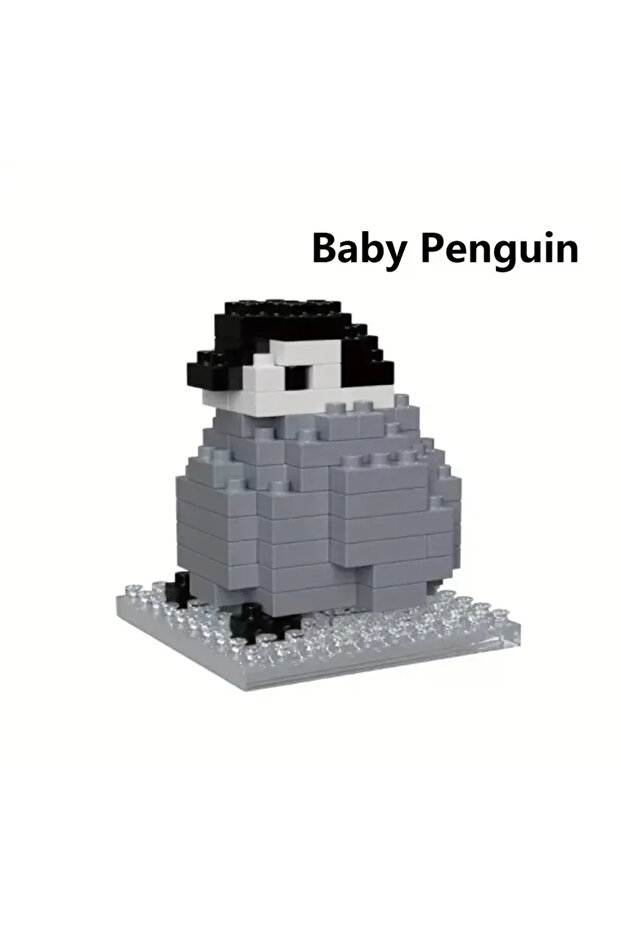 Baby Penguin Animal Building Blocks DIY Whale, Dolphin, Penguin Ornaments-Awesome Educational Toys &