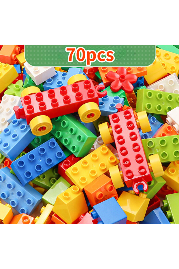 70 قطعة 70/200 قطعة ألعاب DIY كبيرة الحجم إبداعية بناء كتلة أساسية تعليمية مجمعة من البولي يوريثان
