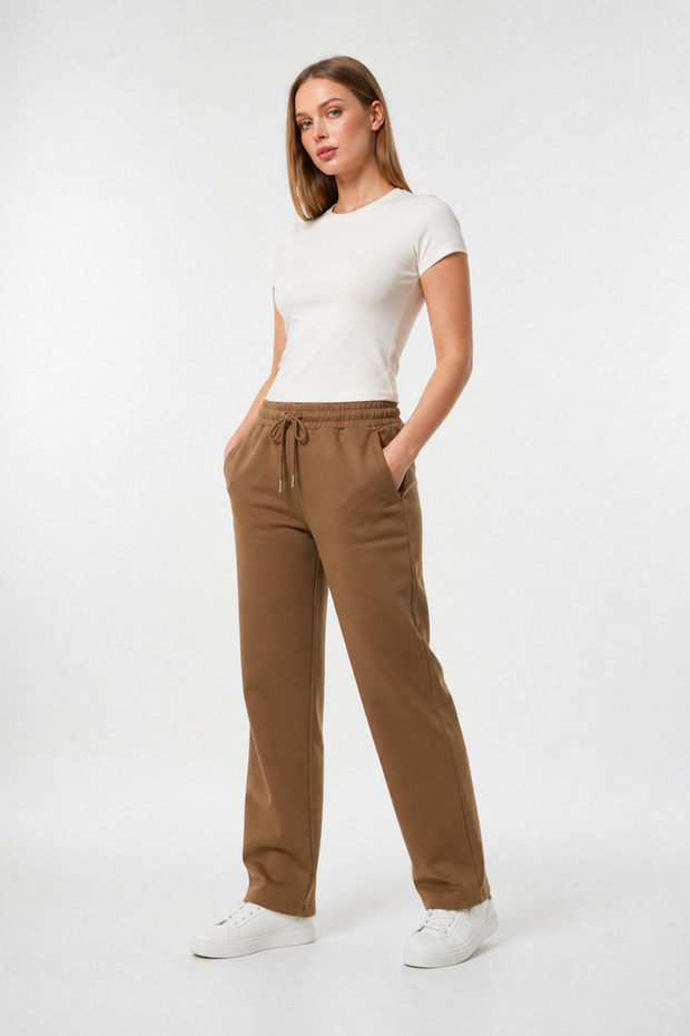 Women's Straight Leg Sweatpants Mustard 3011