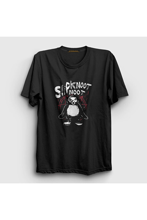 Unisex Black Noot Penguin Slipknot T-shirt384997tt
