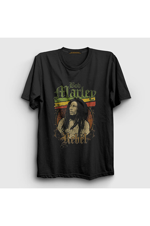 Unisex Black Rebel Bob Marley T-shirt265641tt