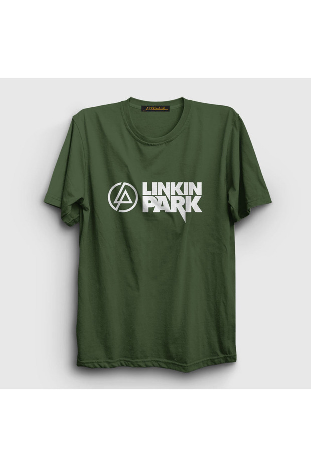 Unisex Khaki Logo V2 Linkin Park T-shirt 98019tt