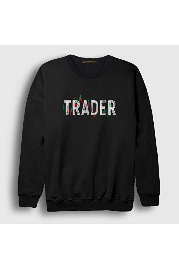 Unisex Black Trader Stock Market Trader Sweatshirt 563089Tt