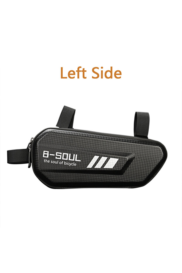 Left Side Moto Bag Hard Shell Triangle Frame Bag Motorcycle Accessories Side Bag- Waterproof Front T