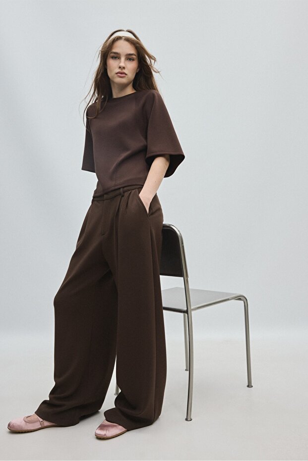 Soft-touch dress trousers