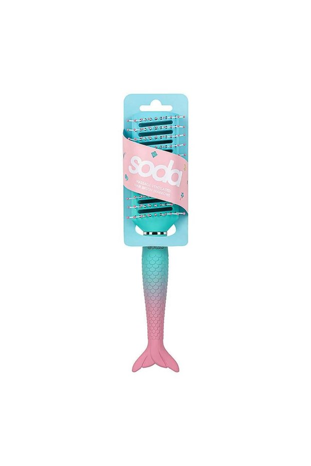 Massage Ventilated Hair Brush (Narrow) Mermaidhair