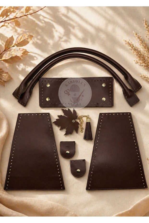 Tods Fairy Tale Series Brown Leather Bag Making Set-Bag Kit– Stylish and Ready-To-Design Set-Handmade Bag Set Kit-Diy