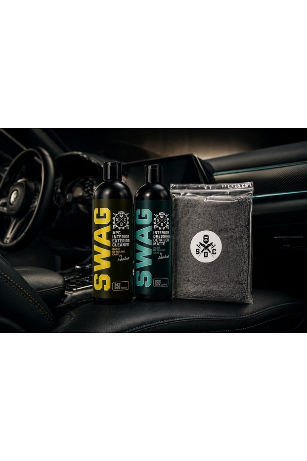 Car interior cleaning package