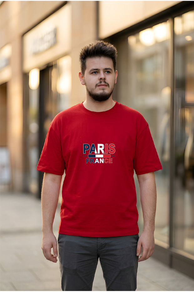 Unisex Crew Neck Oversize Cotton T-Shirt