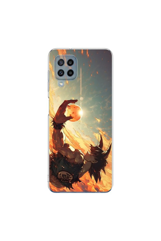 Samsung Galaxy M22 Compatible Anime 5/3 Design Transparent Case